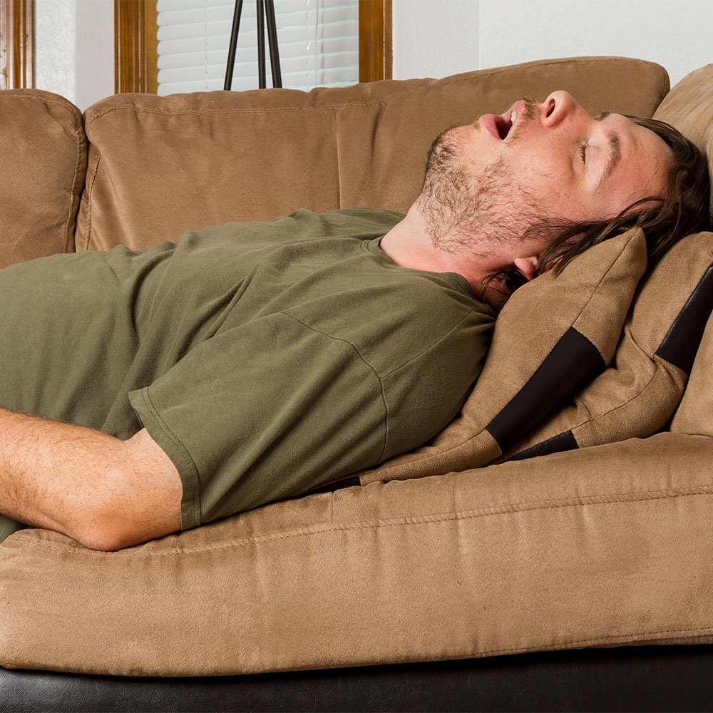 Man Snoring