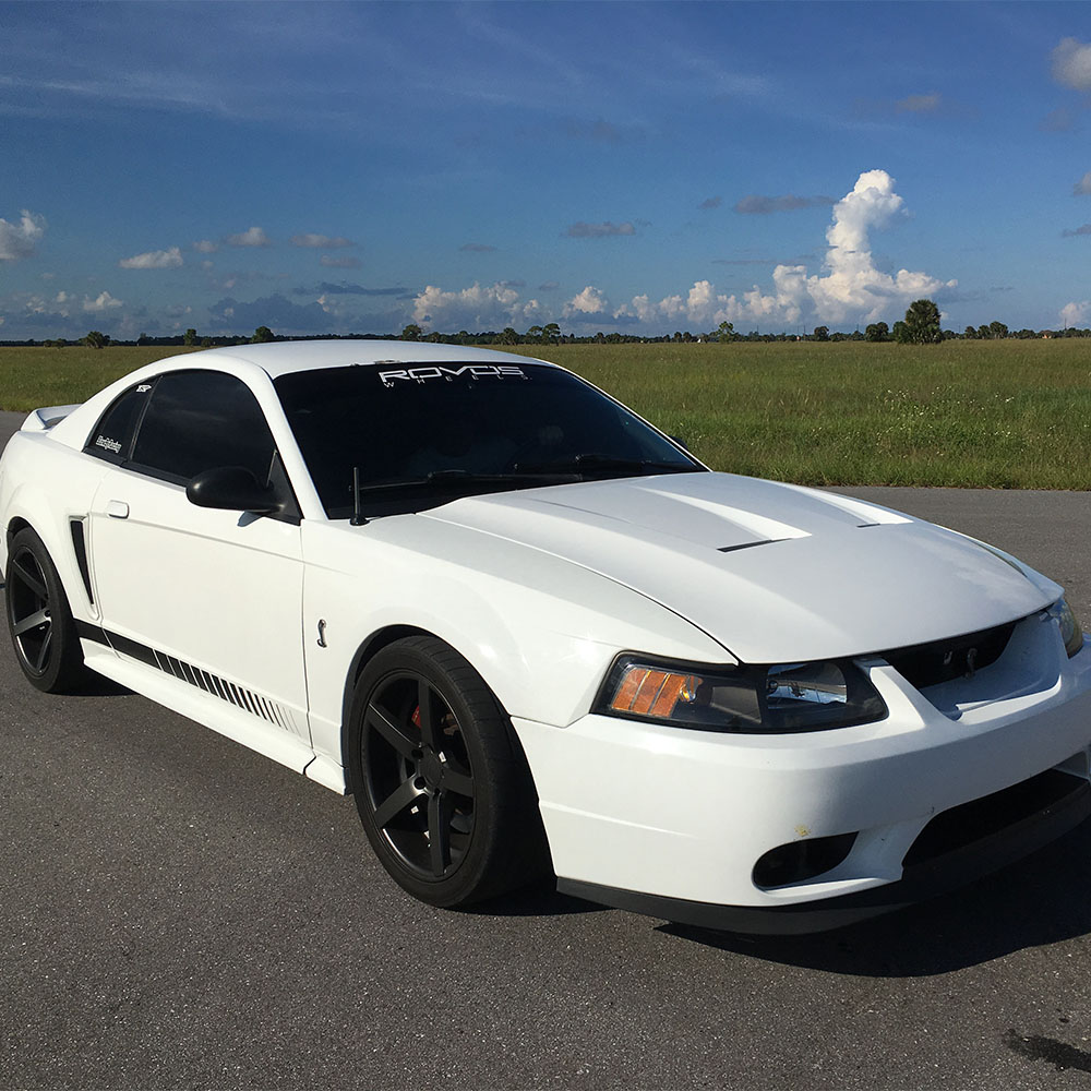 1999 Ford Mustang Cobra Cornering