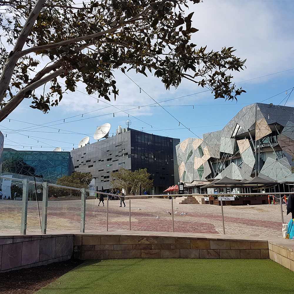 Federation Square Crowd